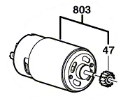 Moteur réf. 2 609 120 106 BOSCH